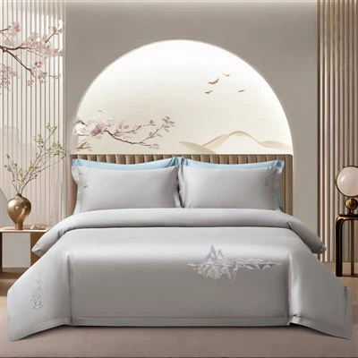 ชุดเครื่องนอนปักสี่-ชิ้น